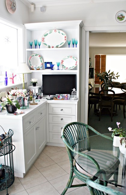 Image of kitchen cabinets, cupboards and shelves