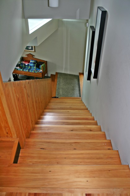 Image of internal stairs by Wainui Joinery